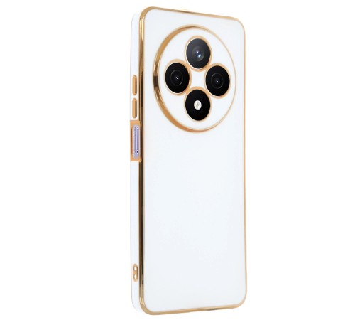 Xiaomi Redmi 14C Kılıf Volet Silikon - Beyaz Xiaomi Redmi 14C Kılıf Volet Silikon - Beyaz