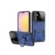 Samsung Galaxy S25 Kılıf Joy Lens Standlı Kapak - Lacivert