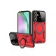 Samsung Galaxy S24 FE Kılıf Joy Lens Standlı Kapak - Kırmızı