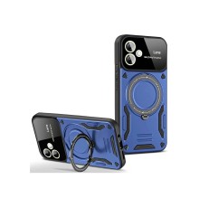 Samsung Galaxy A06 Kılıf Joy Lens Standlı Kapak - Lacivert