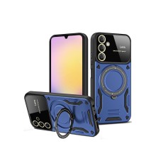 Samsung Galaxy A36 Kılıf Joy Lens Standlı Kapak - Lacivert