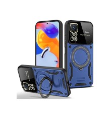 Xiaomi Redmi Note 11 Pro Kılıf Joy Lens Standlı Kapak - Lacivert