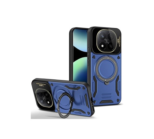 Xiaomi Redmi Note 14 Pro 4G Kılıf Joy Lens Standlı Kapak - Lacivert Xiaomi Redmi Note 14 Pro 4G Kılıf Joy Lens Standlı Kapak - Lacivert