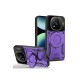Xiaomi Redmi Note 14 Pro 4G Kılıf Joy Lens Standlı Kapak - Mor