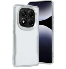Xiaomi Redmi Note 14 Pro 4G Kılıf Boyi Silikon Kapak - Gümüş