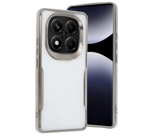 Xiaomi Redmi Note 14 Pro 4G Kılıf Boyi Silikon Kapak - Titan Gri Xiaomi Redmi Note 14 Pro 4G Kılıf Boyi Silikon Kapak - Titan Gri