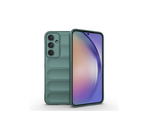 Samsung Galaxy A26 Kılıf Optimum Silikon - Koyu Yeşil
