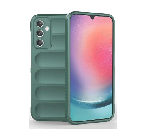 Samsung A36 Kılıf Optimum Silikon - Koyu Yeşil Samsung A36 Kılıf Optimum Silikon - Koyu Yeşil
