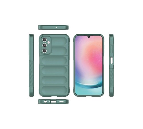 Samsung A36 Kılıf Optimum Silikon - Koyu Yeşil Samsung A36 Kılıf Optimum Silikon - Koyu Yeşil