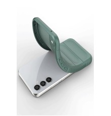 Samsung A56 Kılıf Optimum Silikon - Koyu Yeşil