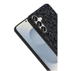Samsung Galaxy S25 Bright Simli Kapak - Gümüş