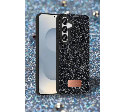 Samsung Galaxy S25 Plus Bright Simli Kapak - Pembe Samsung Galaxy S25 Plus Bright Simli Kapak - Pembe