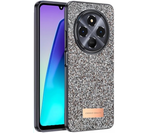 Xiaomi Redmi 14C Bright Simli Kapak - Gold Xiaomi Redmi 14C Bright Simli Kapak - Gold