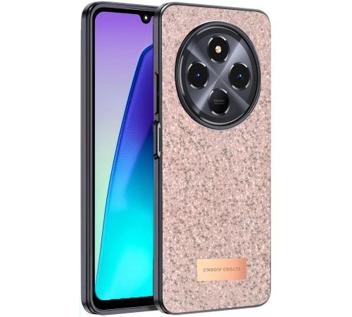 Xiaomi Redmi 14C Bright Simli Kapak - Pembe Xiaomi Redmi 14C Bright Simli Kapak - Pembe