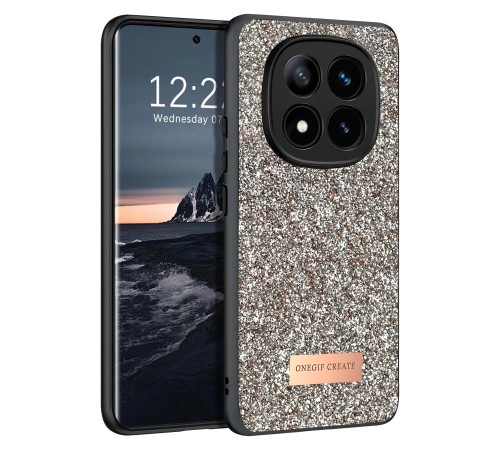 Xiaomi Redmi Note 14 Pro 4G Bright Simli Kapak - Gold Xiaomi Redmi Note 14 Pro 4G Bright Simli Kapak - Gold