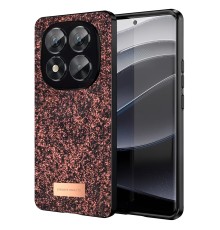 Xiaomi Redmi Note 14 Pro 5G Bright Simli Kapak - Derin Mor