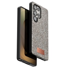 Samsung Galaxy S25 Ultra Bright Simli Kapak - Gold