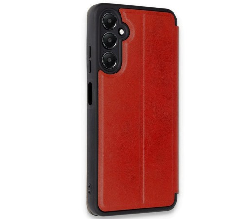 Samsung Galaxy A26 Kılıf Flip Cover - Kırmızı Samsung Galaxy A26 Kılıf Flip Cover - Kırmızı