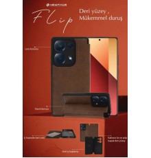 Samsung Galaxy A26 Kılıf Flip Cover - Koyu Yeşil