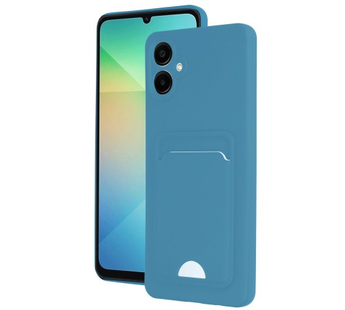 Samsung Galaxy A06 Kılıf Kelvin Kartvizitli Silikon - Mavi Samsung Galaxy A06 Kılıf Kelvin Kartvizitli Silikon - Mavi