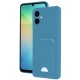 Samsung Galaxy A06 Kılıf Kelvin Kartvizitli Silikon - Mavi
