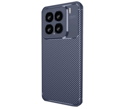 Xiaomi Mi 15 Kılıf Auto Focus Karbon Kapak - Lacivert Xiaomi Mi 15 Kılıf Auto Focus Karbon Kapak - Lacivert