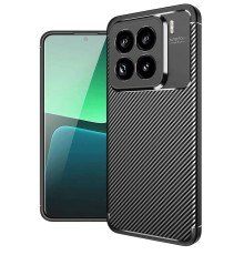 Xiaomi Mi 15 Pro Kılıf Auto Focus Karbon Kapak - Siyah