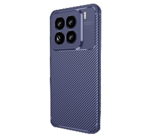 Xiaomi Mi 15 Pro Kılıf Auto Focus Karbon Kapak - Lacivert Xiaomi Mi 15 Pro Kılıf Auto Focus Karbon Kapak - Lacivert