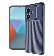 Oppo A3 Kılıf Auto Focus Karbon Kapak - Lacivert