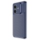 Oppo A3 Kılıf Auto Focus Karbon Kapak - Lacivert