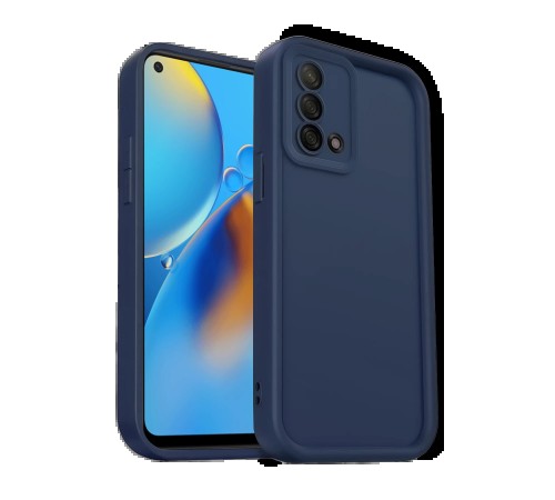 Oppo A74 4G Kılıf Viera Silikon - Lacivert