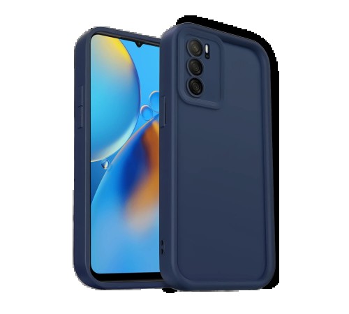 Oppo A16 Kılıf Viera Silikon - Lacivert Oppo A16 Kılıf Viera Silikon - Lacivert