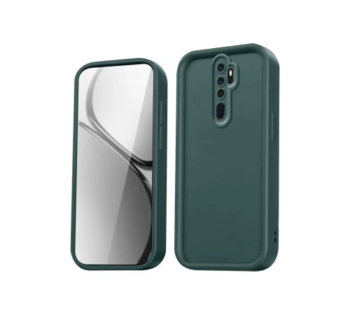 Xiaomi Redmi Note 8 Pro Kılıf Viera Silikon - Koyu Yeşil Xiaomi Redmi Note 8 Pro Kılıf Viera Silikon - Koyu Yeşil