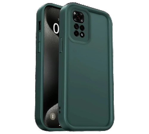 Xiaomi Redmi 10 2022 Kılıf Viera Silikon - Koyu Yeşil