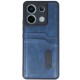 Xiaomi Redmi Note 13 Pro 4G Kılıf Sara Kartvizitli Deri Kılıf - Lacivert