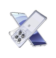 Xiaomi Redmi Note 14 Pro 4G Kılıf Kart Şeffaf Silikon - Şeffaf