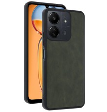 Xiaomi Redmi 13C Kılıf Aras Deri Kapak - Açık Yeşil
