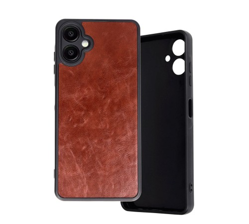 Samsung Galaxy A06 Kılıf Aras Deri Kapak - Bordo Samsung Galaxy A06 Kılıf Aras Deri Kapak - Bordo
