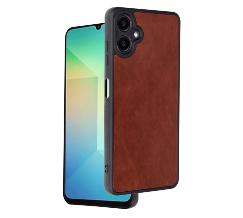 Samsung Galaxy A06 Kılıf Aras Deri Kapak - Bordo Samsung Galaxy A06 Kılıf Aras Deri Kapak - Bordo