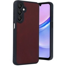 Samsung Galaxy A16 5G Kılıf Aras Deri Kapak - Bordo
