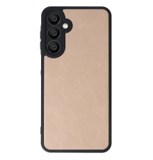 Samsung Galaxy A16 5G Kılıf Aras Deri Kapak - Pudra