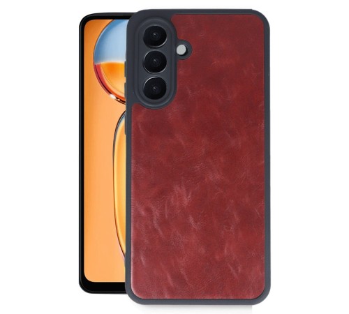 Samsung Galaxy S24 FE Kılıf Aras Deri Kapak - Bordo Samsung Galaxy S24 FE Kılıf Aras Deri Kapak - Bordo