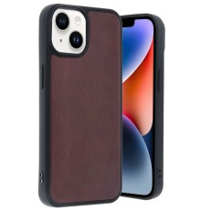 iPhone 14 Kılıf Aras Deri Kapak - Bordo