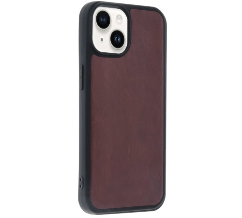 iPhone 14 Kılıf Aras Deri Kapak - Bordo iPhone 14 Kılıf Aras Deri Kapak - Bordo
