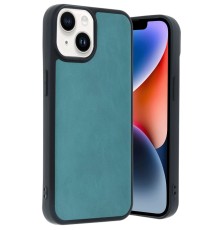 iPhone 14 Kılıf Aras Deri Kapak - Açık Yeşil