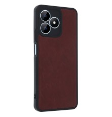 Realme Note 50 4G Kılıf Aras Deri Kapak - Bordo