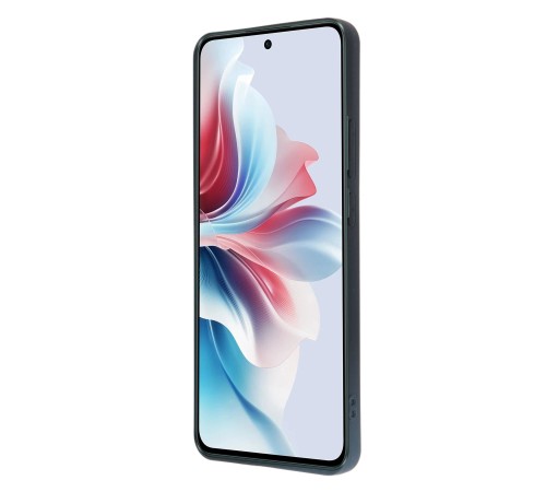 Oppo Reno 11F Kılıf Aras Deri Kapak - Bordo
