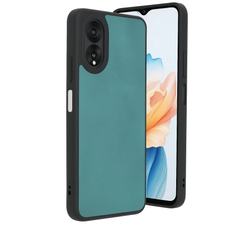 Oppo A38 Kılıf Aras Deri Kapak - Açık Yeşil