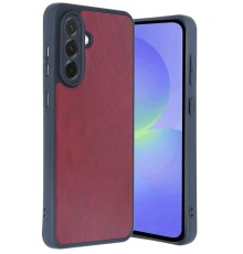 Samsung Galaxy A15 4G Kılıf Aras Deri Kapak - Bordo