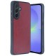 Samsung Galaxy A15 4G Kılıf Aras Deri Kapak - Bordo